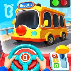 Baby Panda's School Bus